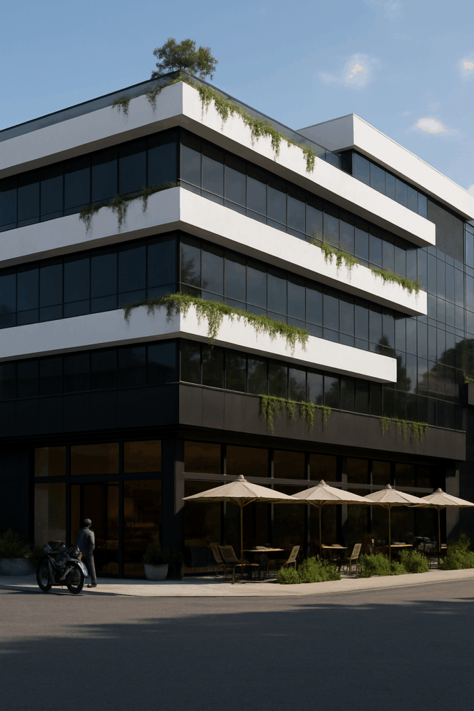 Projeto arquitetônico comercial